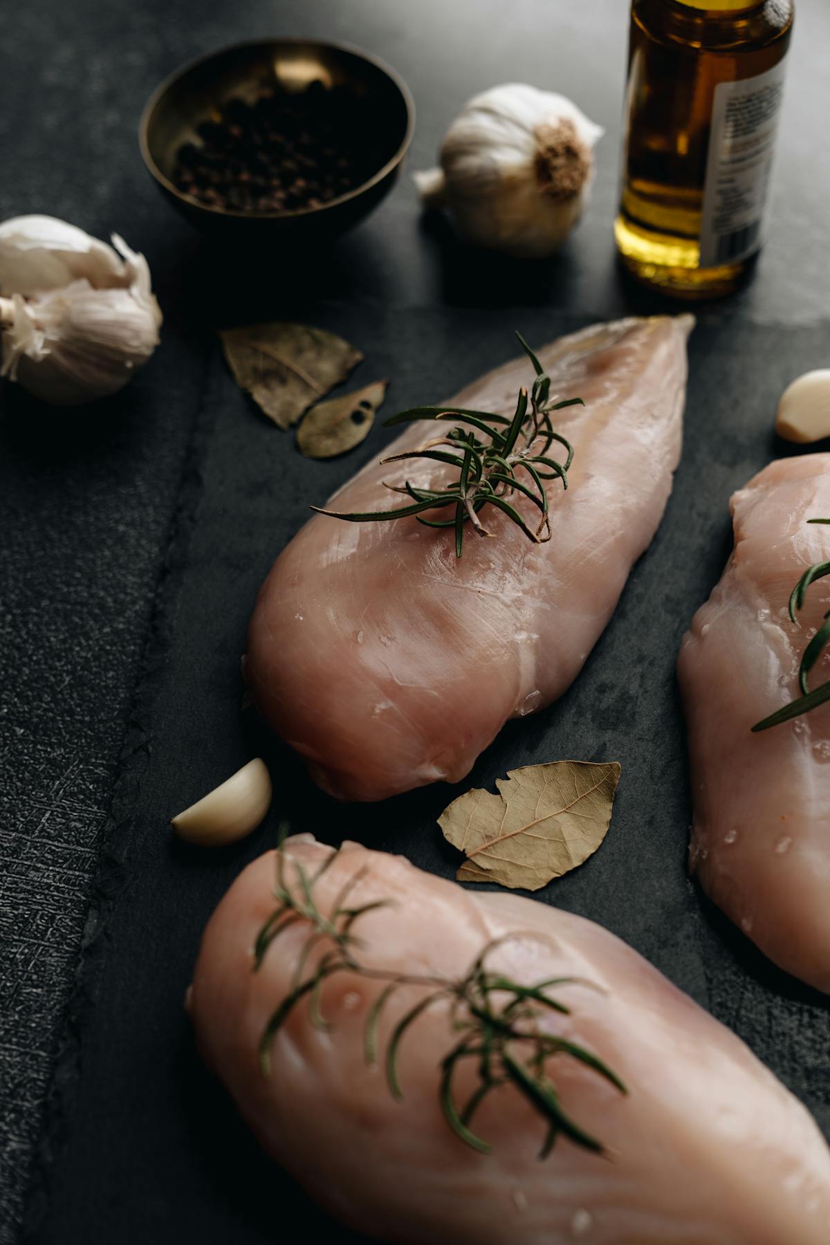 Пилешко филе с подправки